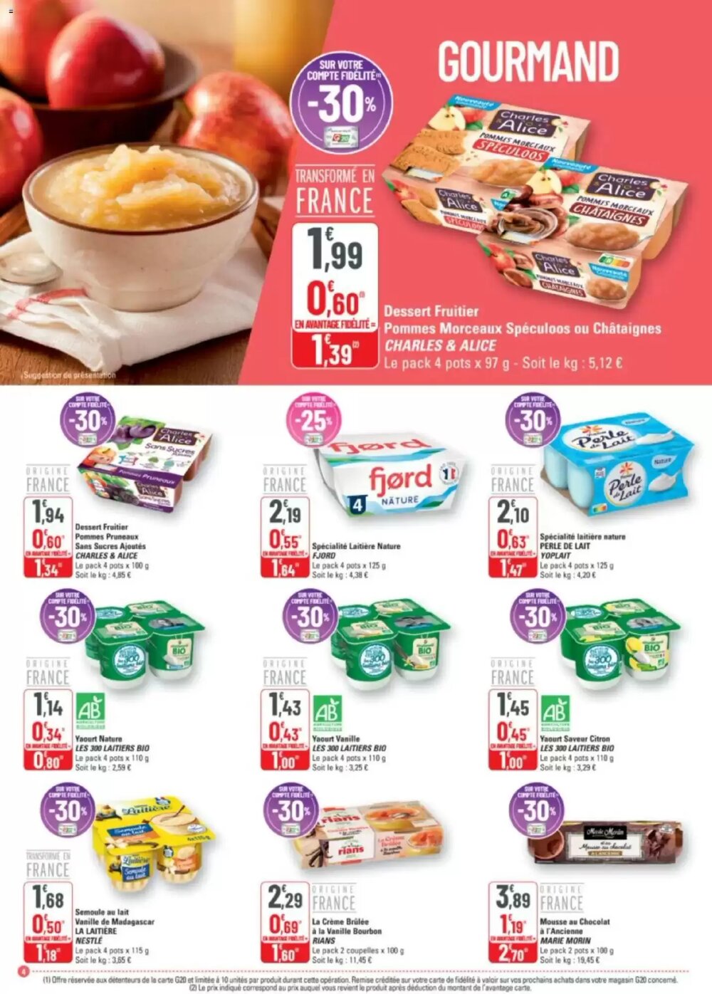 Prospectus promotionnel G20 valable à partir du 14/01/2026 - Page 4.