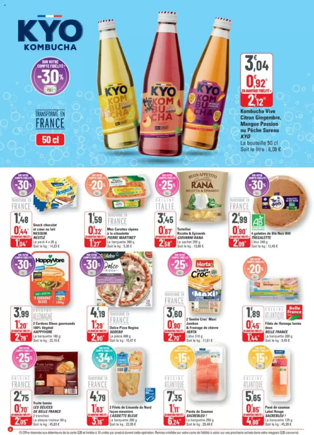 Prospectus promotionnel G20 valable à partir du 14/01/2026 - Page 6.