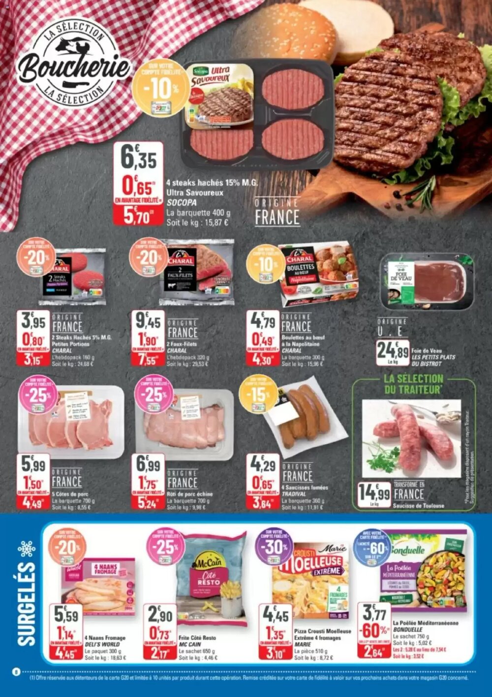 Prospectus promotionnel G20 valable à partir du 14/01/2026 - Page 8.