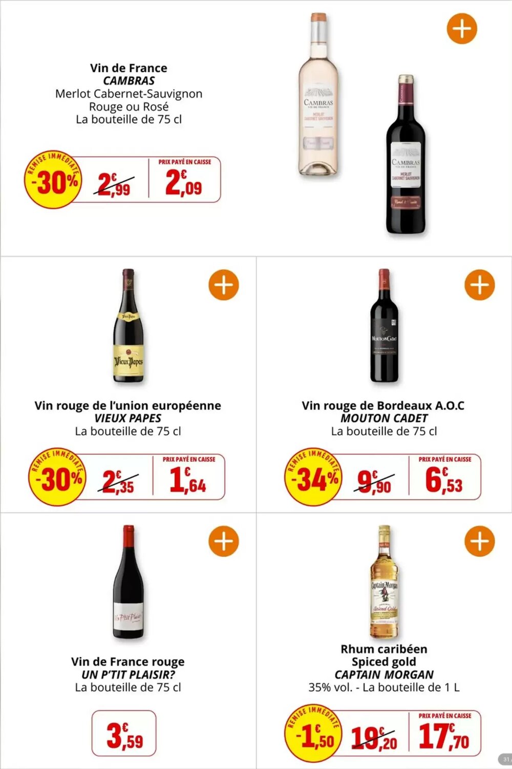 Prospectus promotionnel Coccinelle Supermarché valable à partir du 14/01/2026 - Page 31.