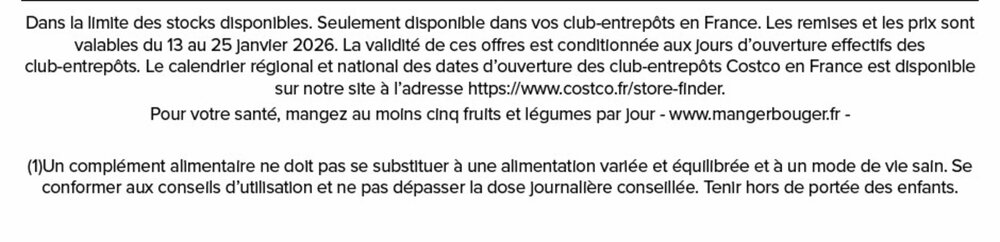 Prospectus promotionnel Costco valable à partir du 14/01/2026 - Page 7.