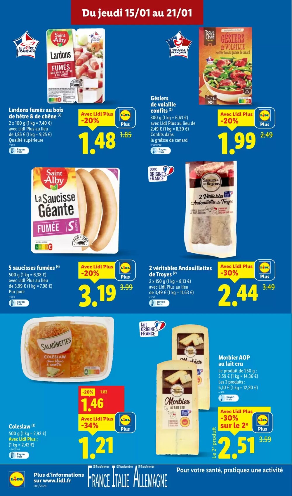 Prospectus promotionnel Lidl valable à partir du 15/01/2026 - Page 10.
