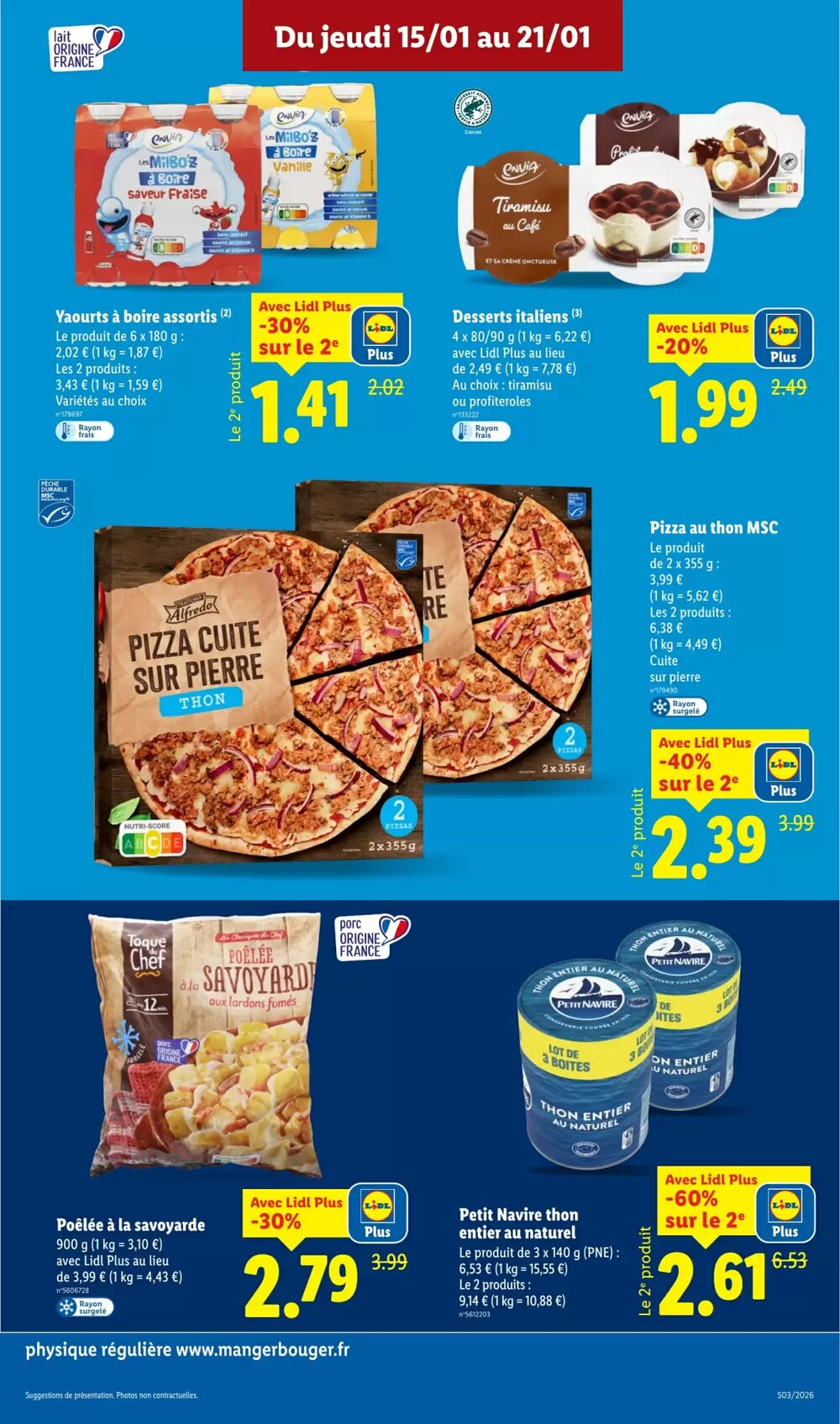 Prospectus promotionnel Lidl valable à partir du 15/01/2026 - Page 11.