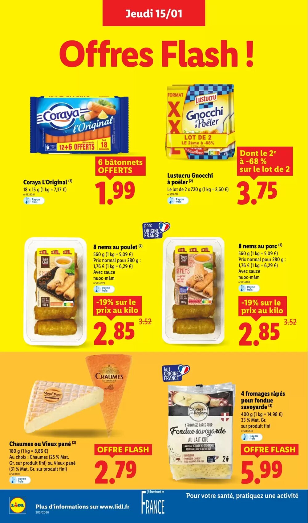 Prospectus promotionnel Lidl valable à partir du 15/01/2026 - Page 16.