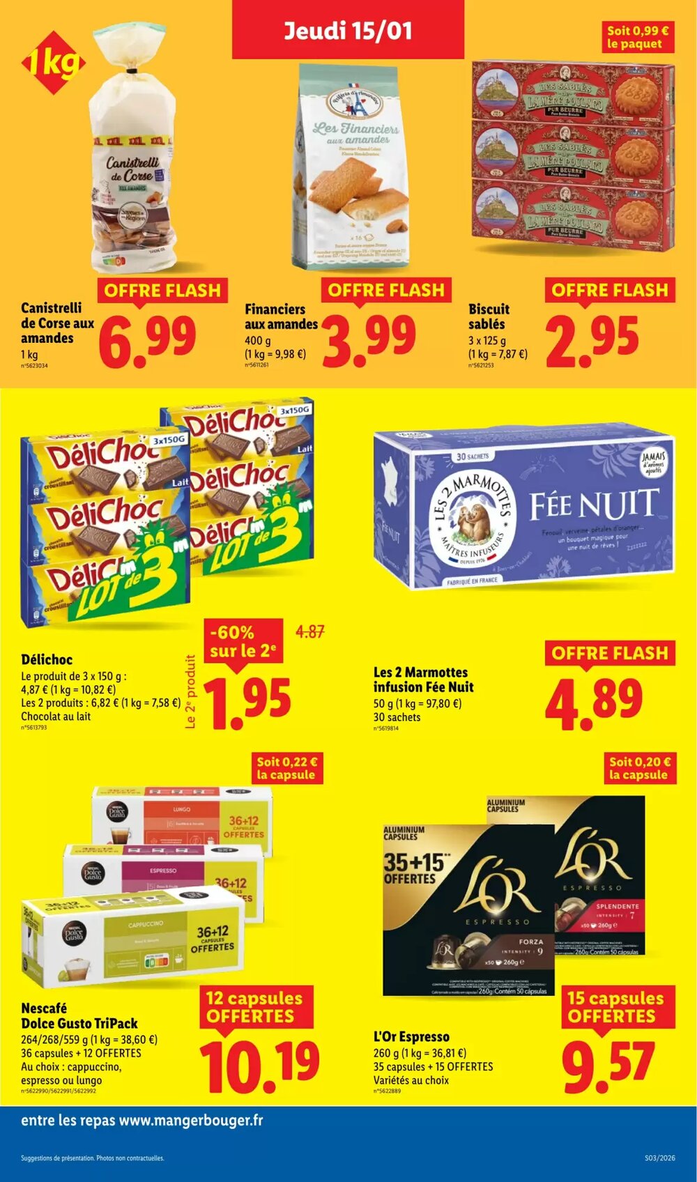 Prospectus promotionnel Lidl valable à partir du 15/01/2026 - Page 19.
