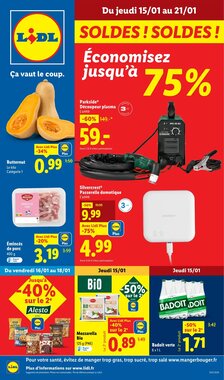 Prospectus promotionnel Lidl valable à partir du 15/01/2026
