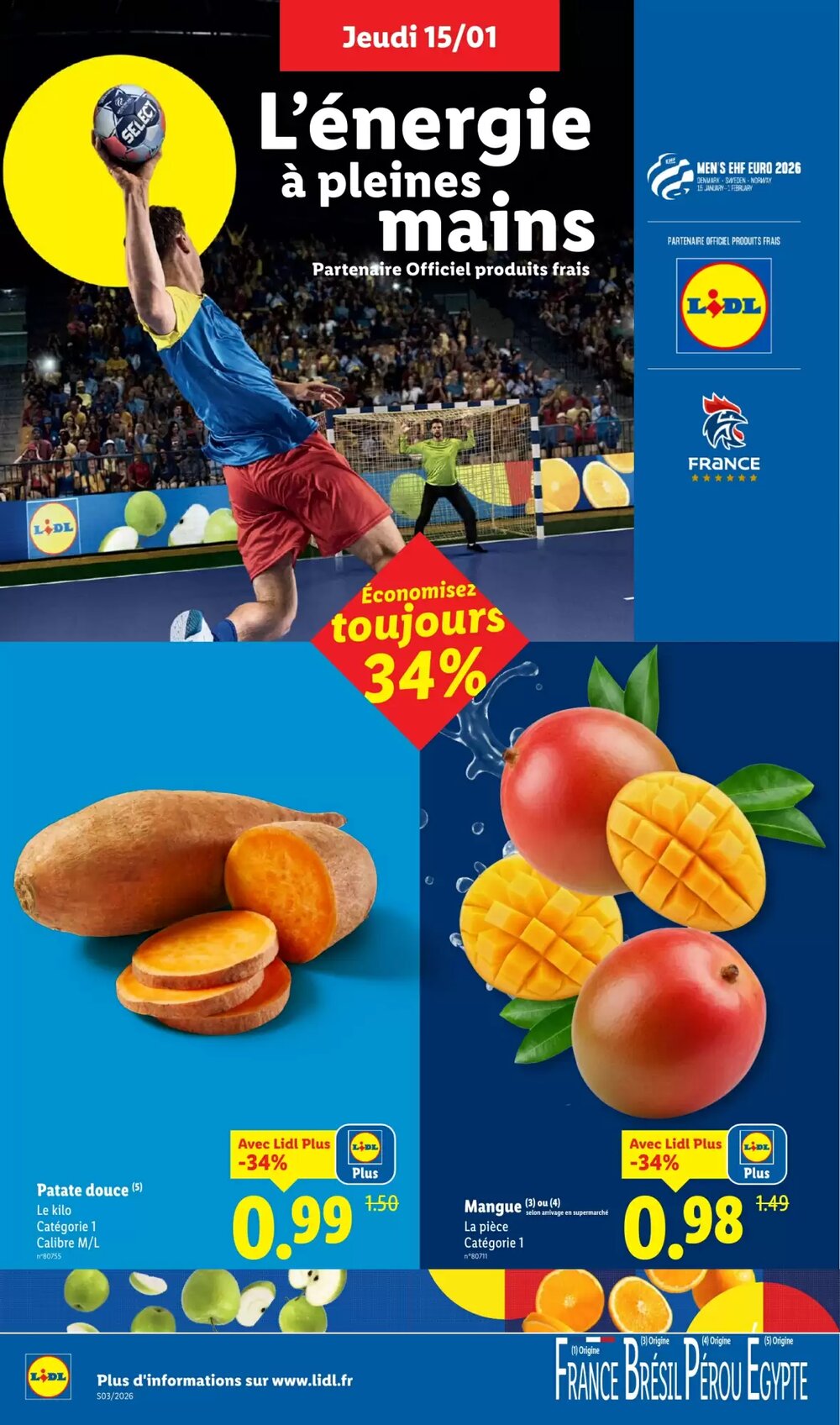 Prospectus promotionnel Lidl valable à partir du 15/01/2026 - Page 2.