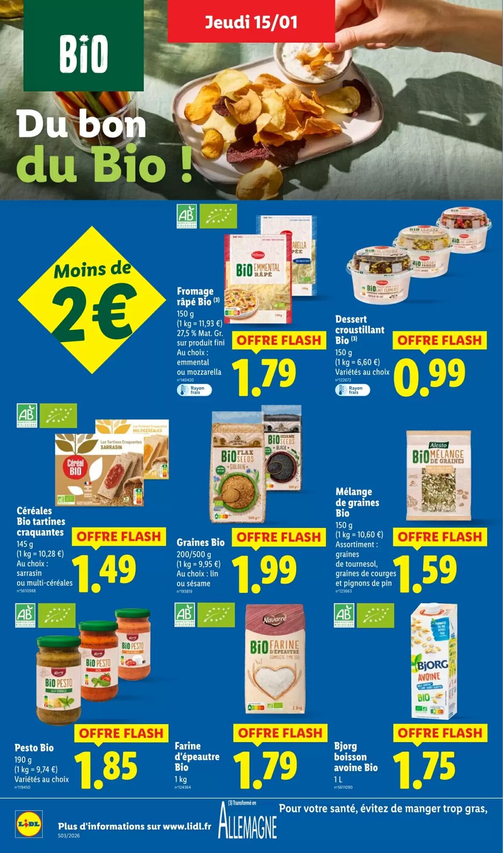 Prospectus promotionnel Lidl valable à partir du 15/01/2026 - Page 22.