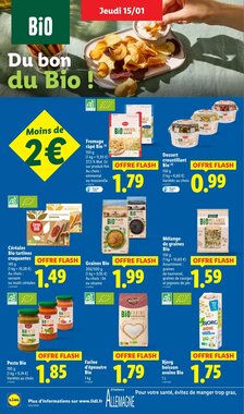 Prospectus promotionnel Lidl valable à partir du 15/01/2026 - Page 22.