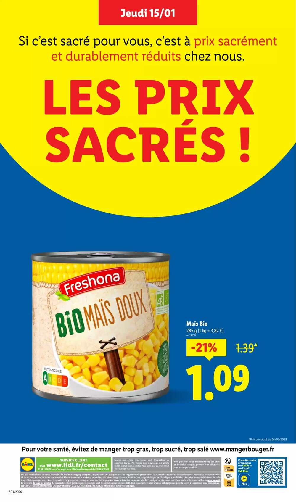 Prospectus promotionnel Lidl valable à partir du 15/01/2026 - Page 29.