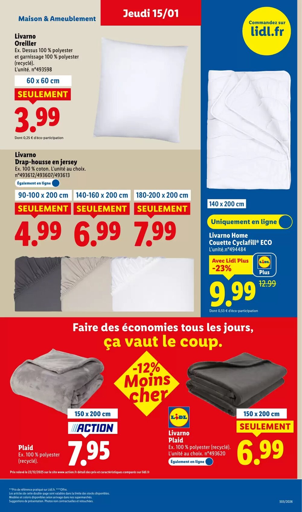 Prospectus promotionnel Lidl valable à partir du 15/01/2026 - Page 33.