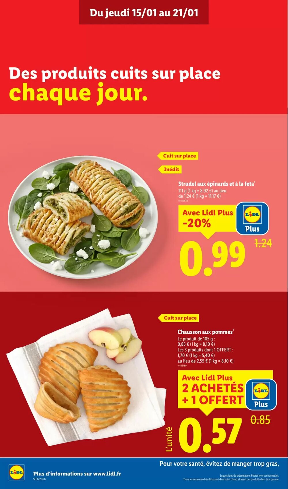 Prospectus promotionnel Lidl valable à partir du 15/01/2026 - Page 8.