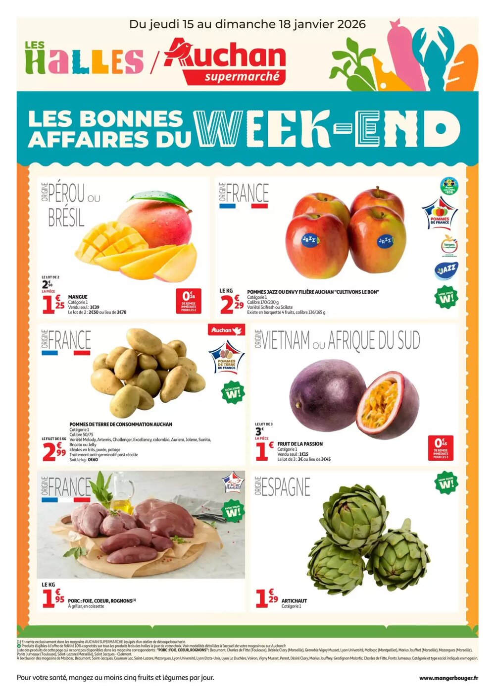 Prospectus promotionnel Auchan valable à partir du 15/01/2026 - Page 1.