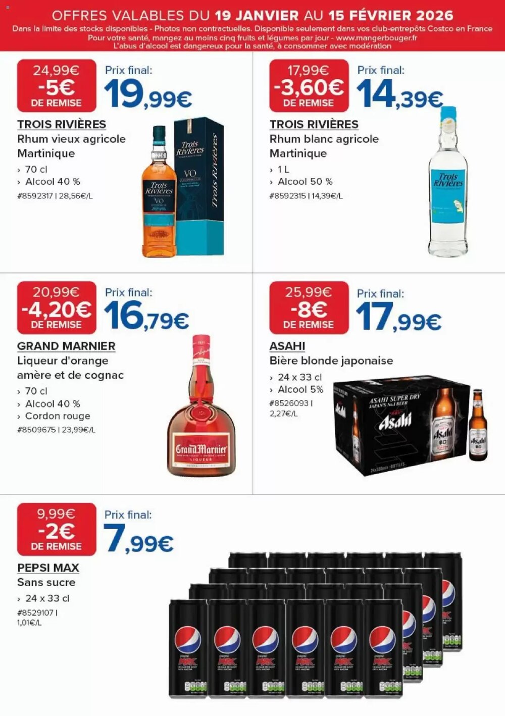 Prospectus promotionnel Costco valable à partir du 19/01/2026 - Page 9.