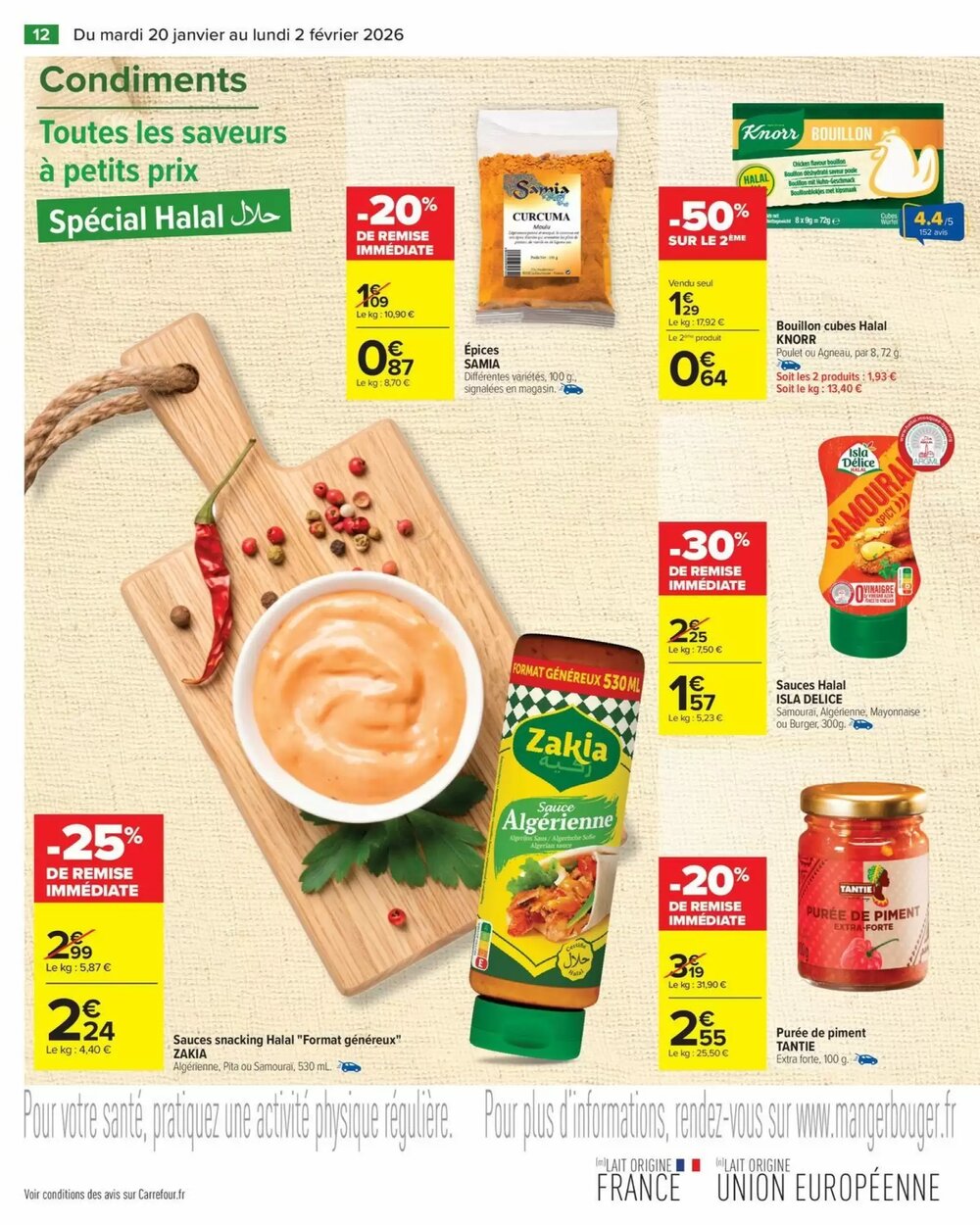 Prospectus promotionnel Carrefour valable à partir du 20/01/2026 - Page 12.