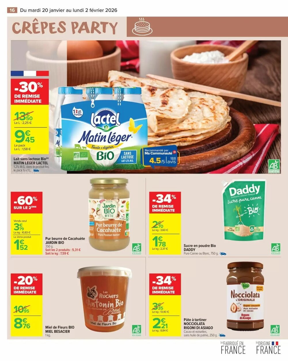 Prospectus promotionnel Carrefour valable à partir du 20/01/2026 - Page 18.