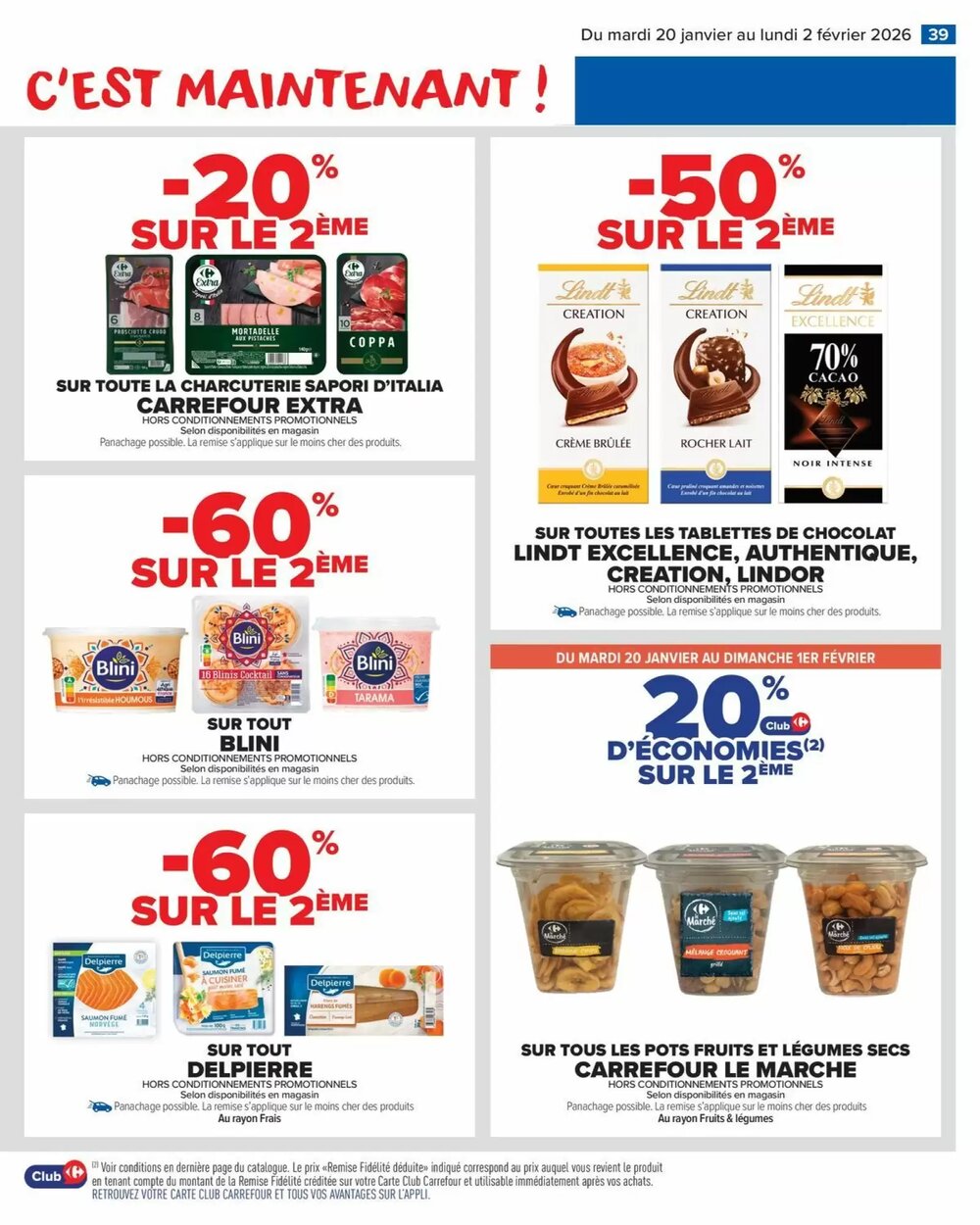 Prospectus promotionnel Carrefour valable à partir du 20/01/2026 - Page 41.