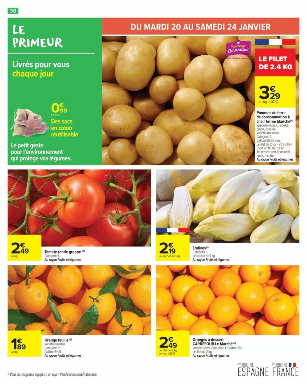 Prospectus promotionnel Carrefour Market valable à partir du 20/01/2026 - Page 32.