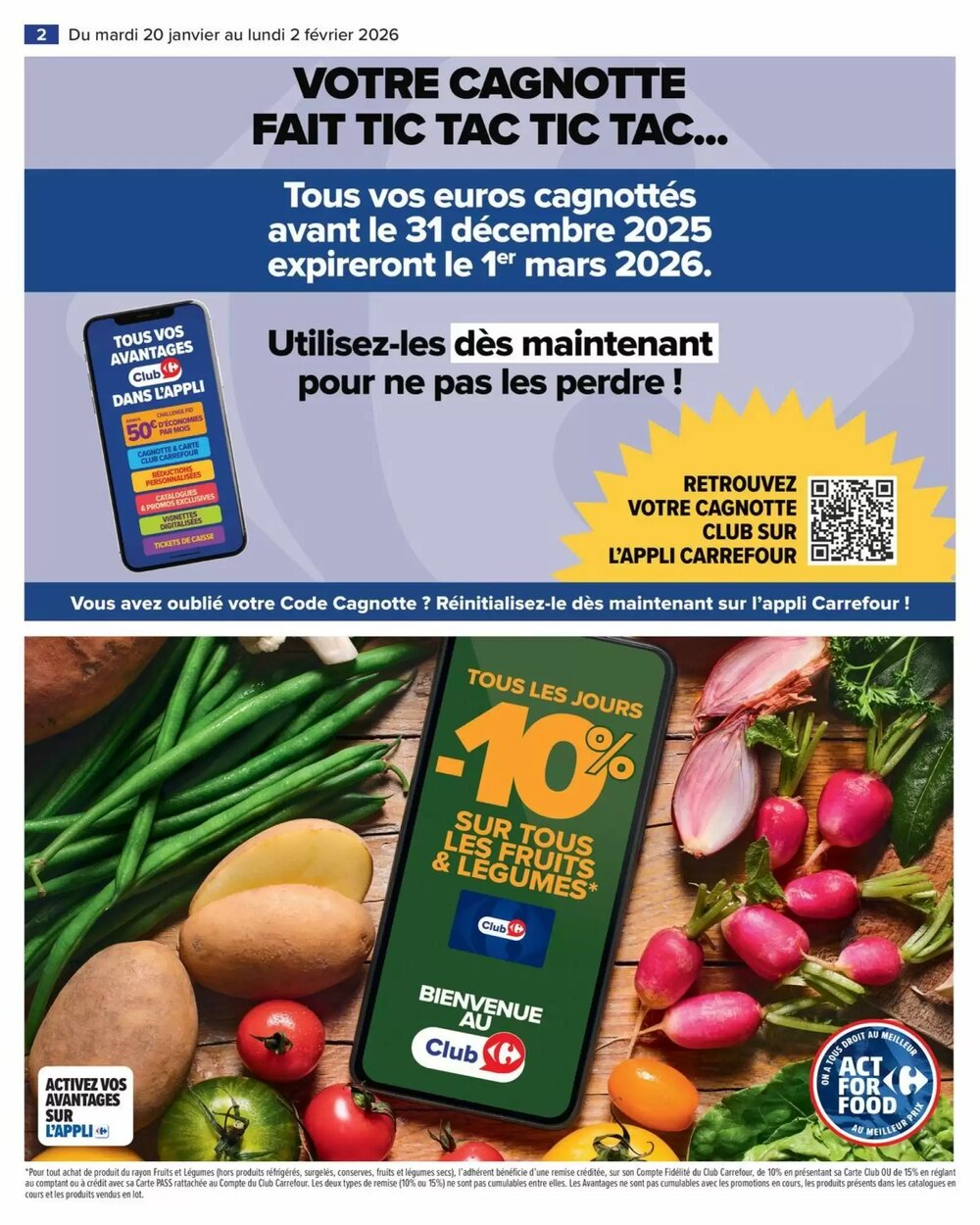 Prospectus promotionnel Carrefour Market valable à partir du 20/01/2026 - Page 4.