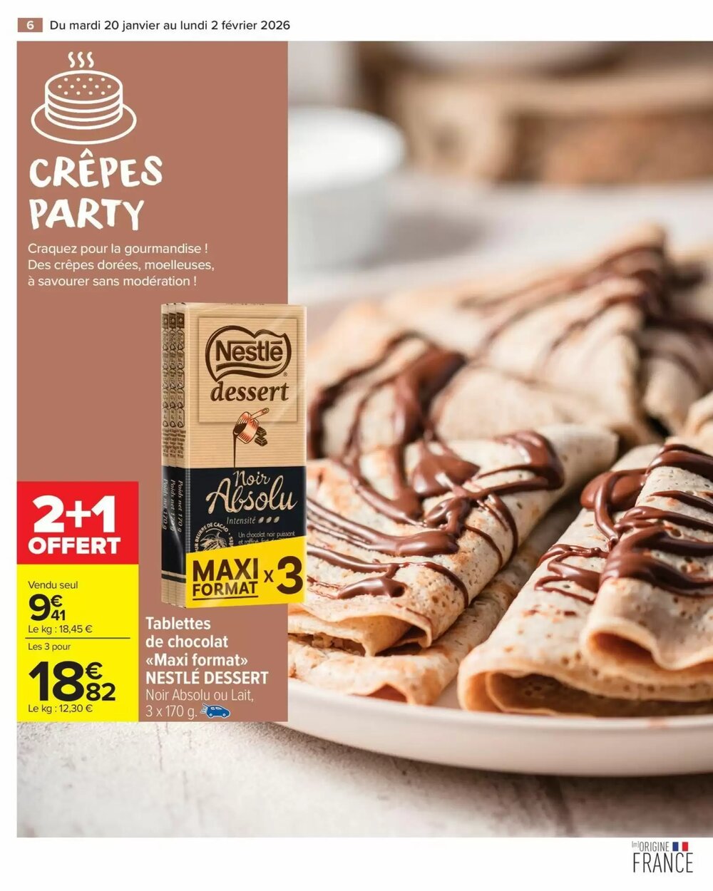 Prospectus promotionnel Carrefour Market valable à partir du 20/01/2026 - Page 8.