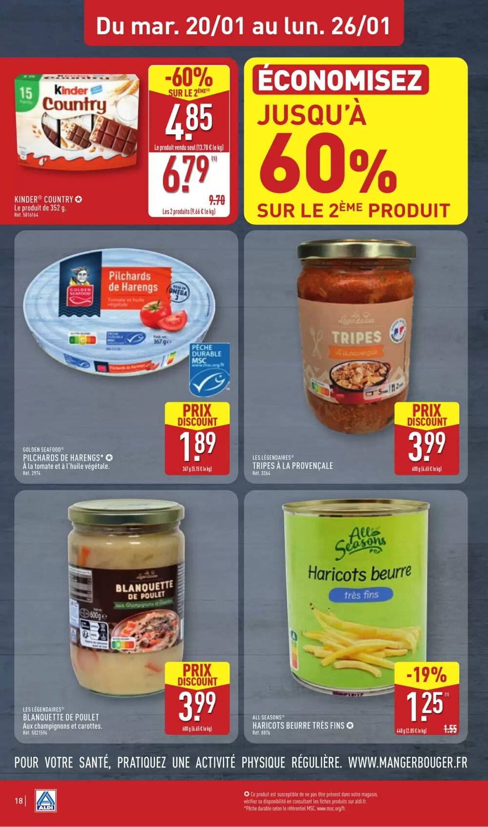 Prospectus promotionnel ALDI valable à partir du 20/01/2026 - Page 20.