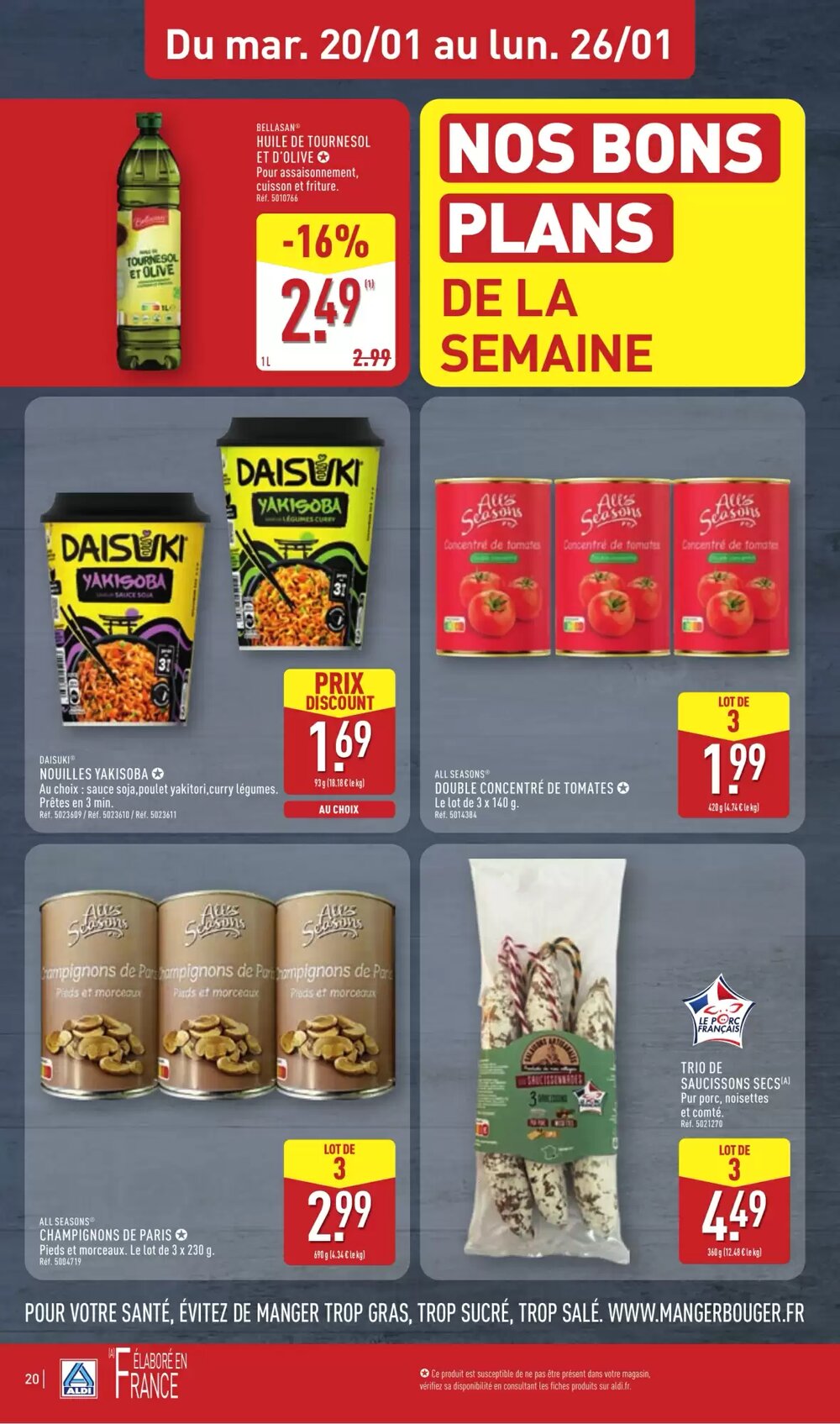 Prospectus promotionnel ALDI valable à partir du 20/01/2026 - Page 22.