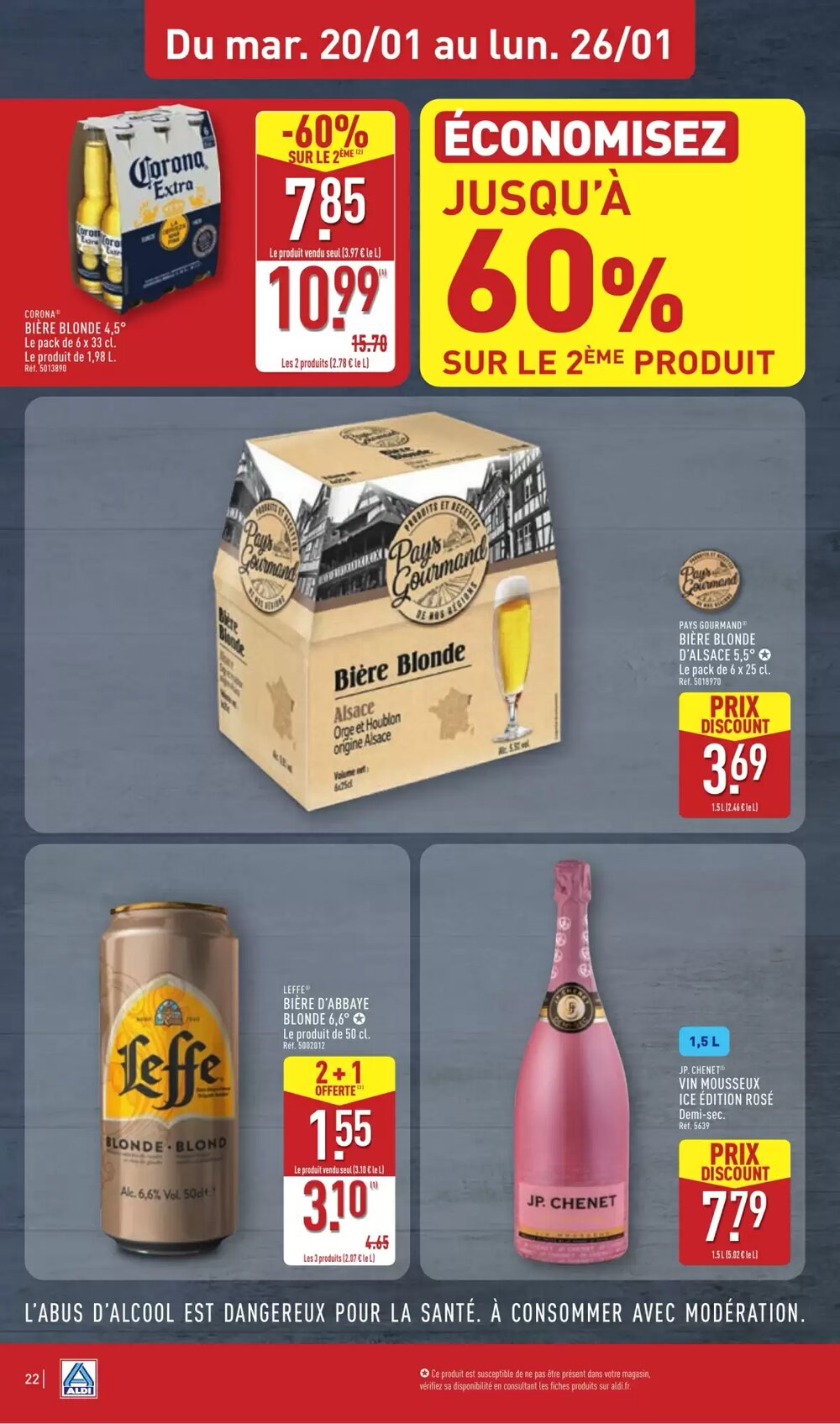 Prospectus promotionnel ALDI valable à partir du 20/01/2026 - Page 24.