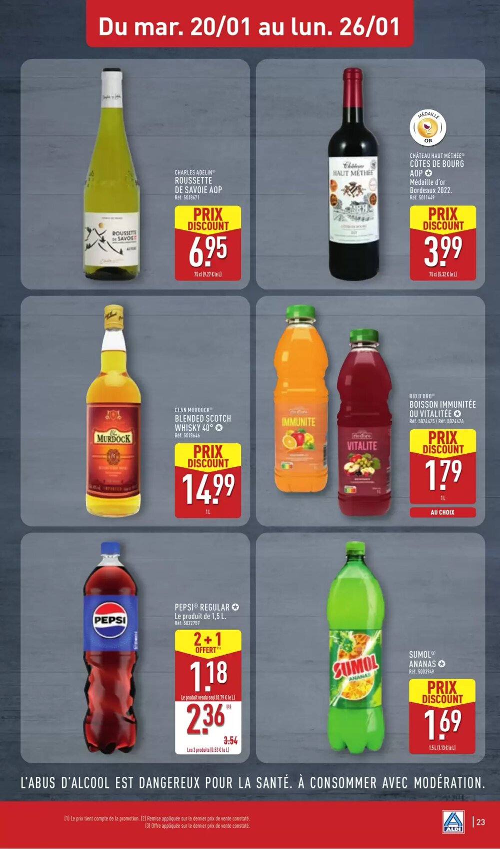 Prospectus promotionnel ALDI valable à partir du 20/01/2026 - Page 25.