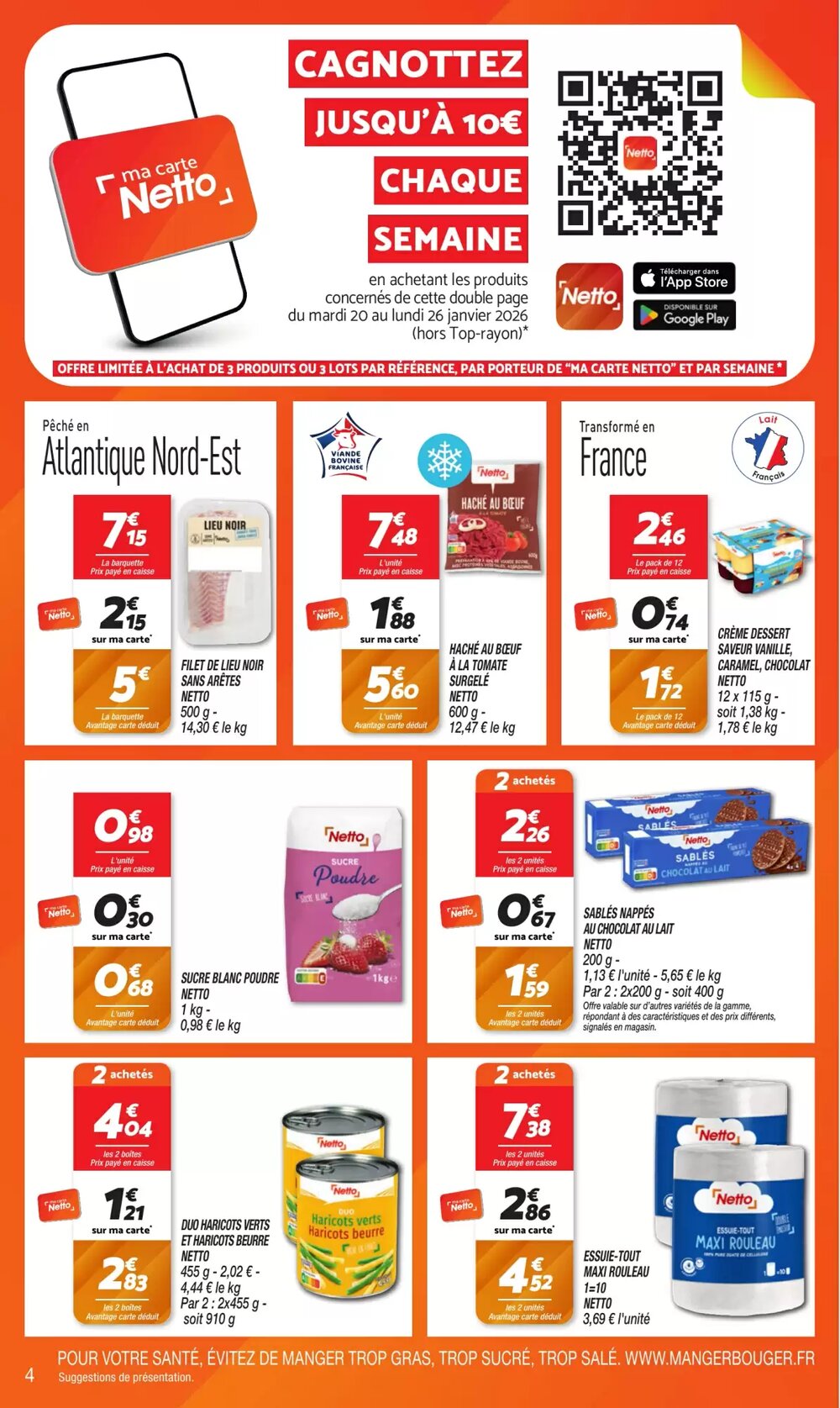 Prospectus promotionnel Netto valable à partir du 20/01/2026 - Page 4.