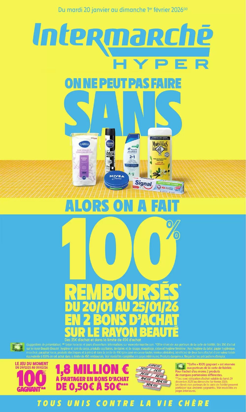 Prospectus promotionnel Intermarché Hyper valable à partir du 20/01/2026 - Page 1.