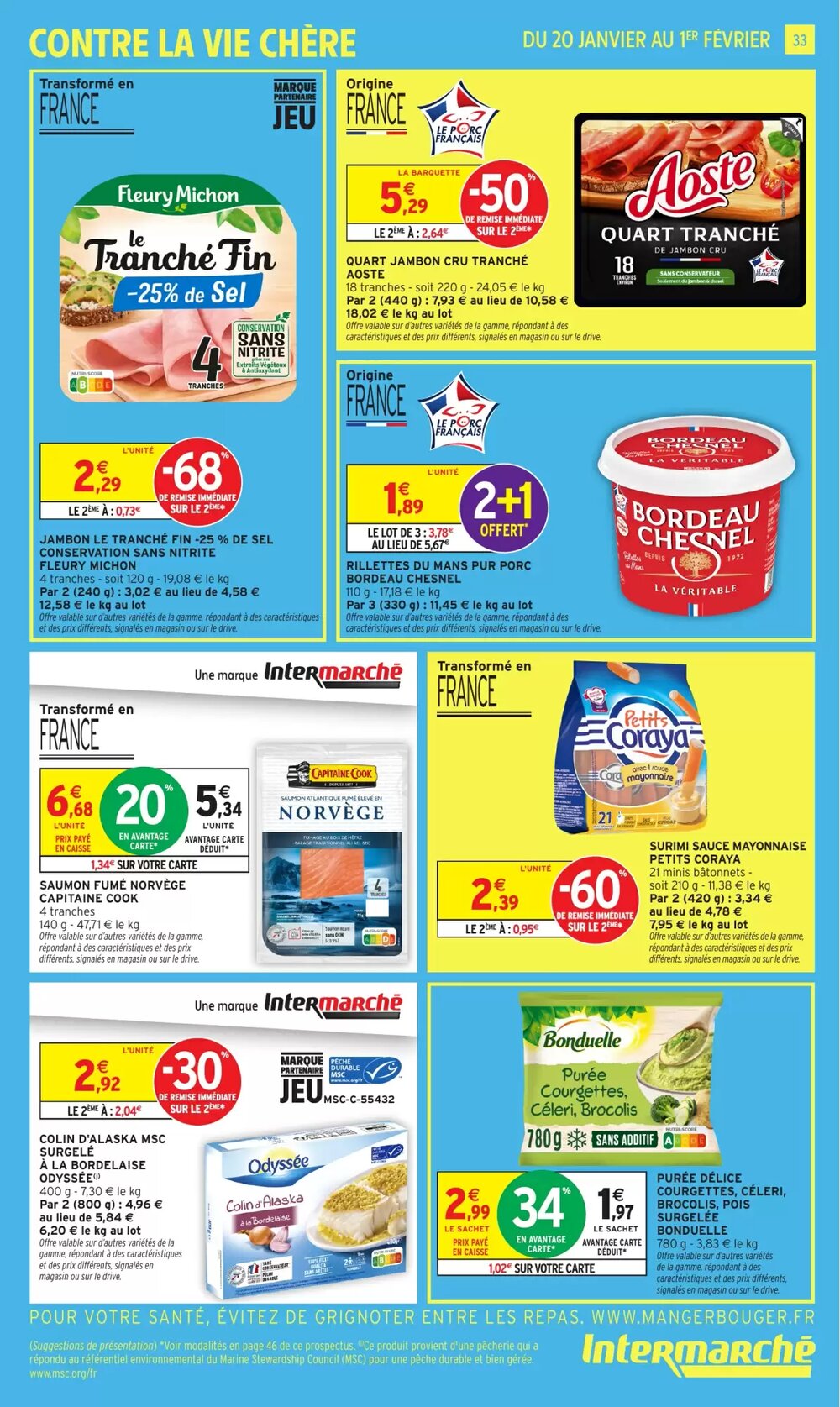 Prospectus promotionnel Intermarché Hyper valable à partir du 20/01/2026 - Page 33.