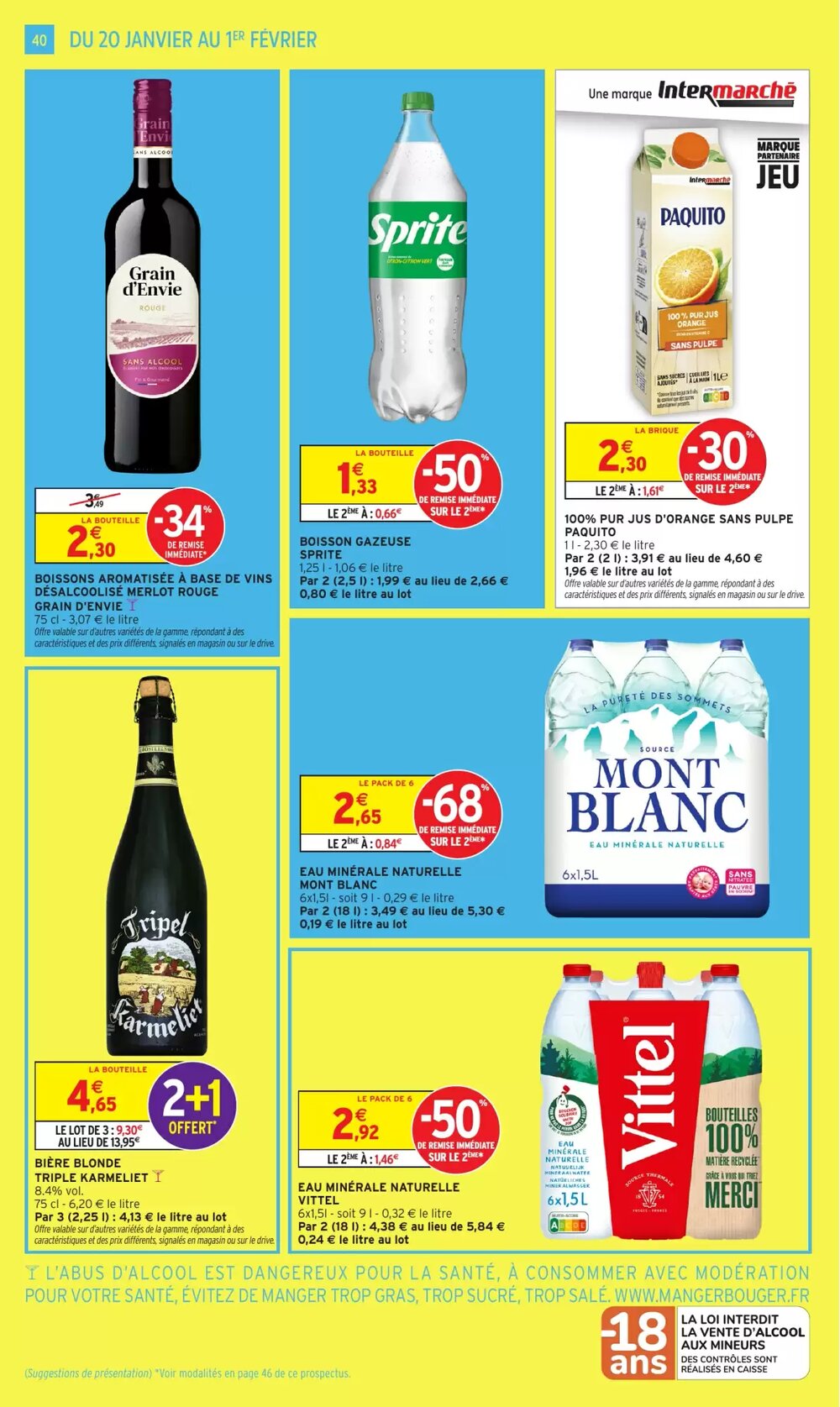 Prospectus promotionnel Intermarché Hyper valable à partir du 20/01/2026 - Page 40.