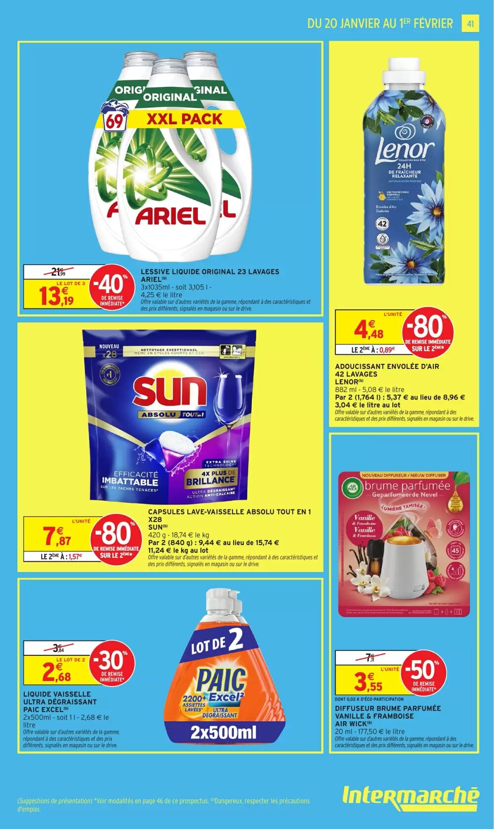 Prospectus promotionnel Intermarché Hyper valable à partir du 20/01/2026 - Page 41.