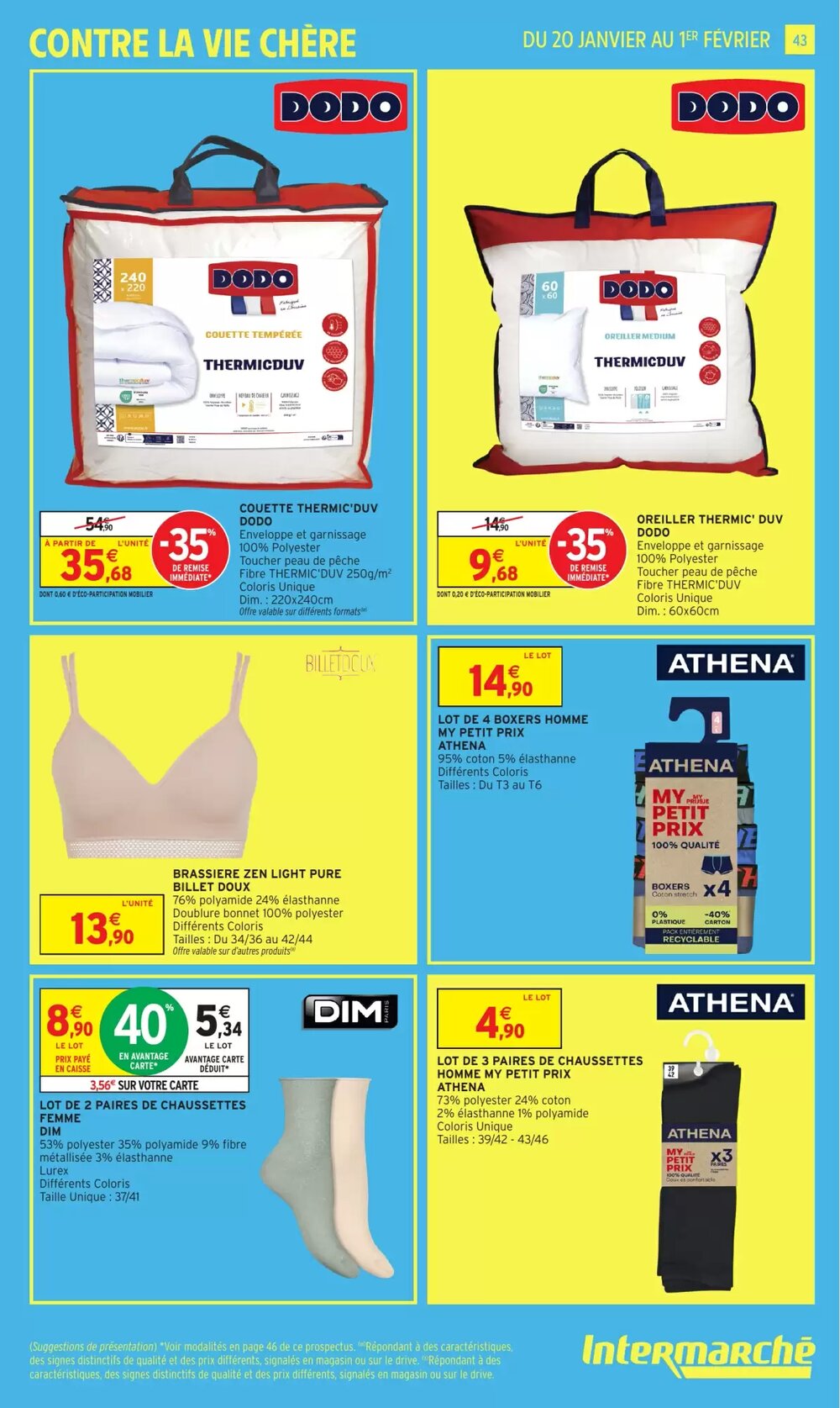 Prospectus promotionnel Intermarché Hyper valable à partir du 20/01/2026 - Page 43.