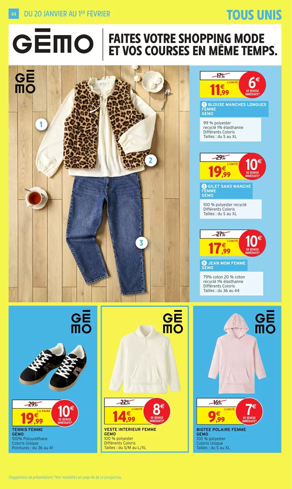 Prospectus promotionnel Intermarché Hyper valable à partir du 20/01/2026 - Page 44.