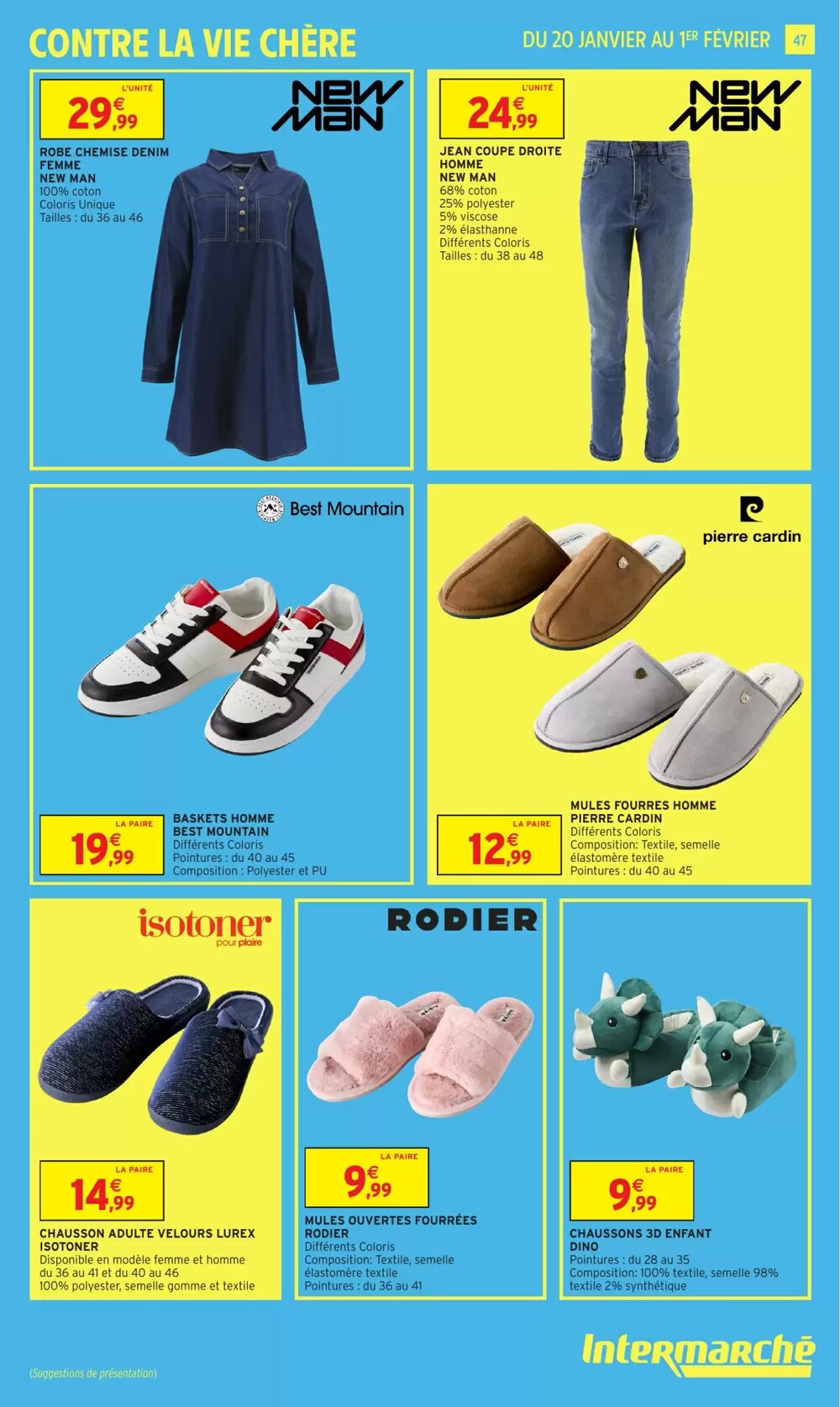 Prospectus promotionnel Intermarché Hyper valable à partir du 20/01/2026 - Page 47.