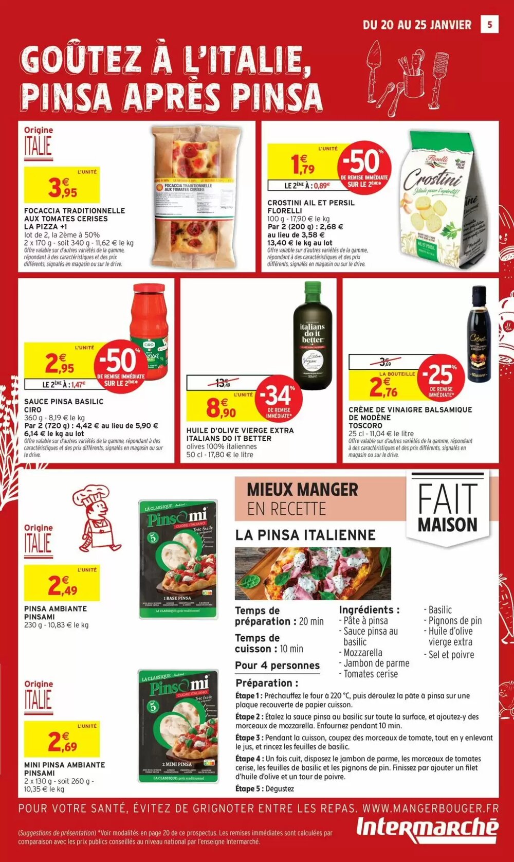 Prospectus promotionnel Intermarché valable à partir du 20/01/2026 - Page 5.