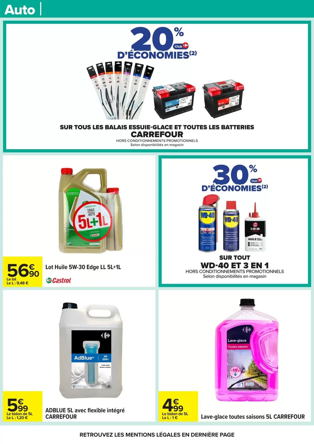 Prospectus promotionnel Carrefour valable à partir du 20/01/2026 - Page 67.