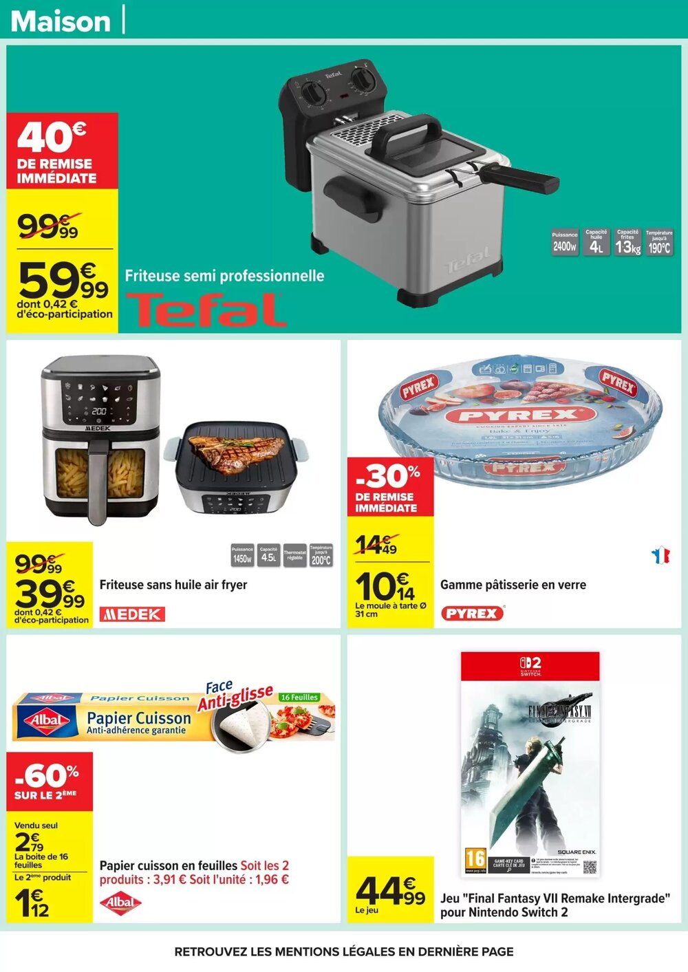 Prospectus promotionnel Carrefour valable à partir du 20/01/2026 - Page 70.