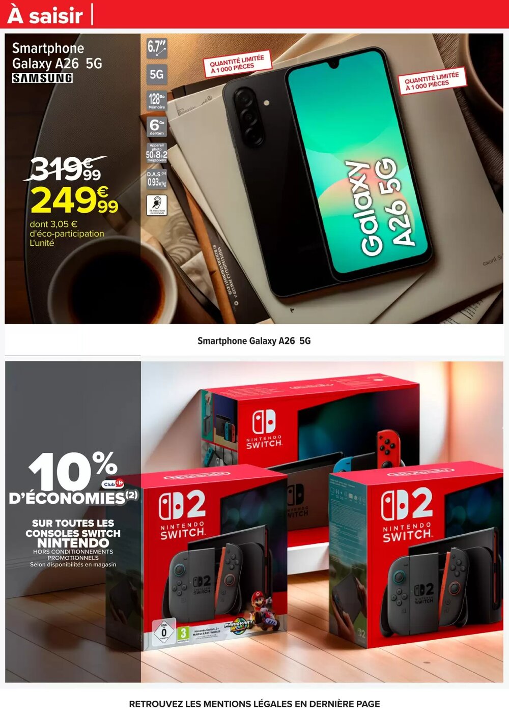 Prospectus promotionnel Carrefour valable à partir du 20/01/2026 - Page 72.