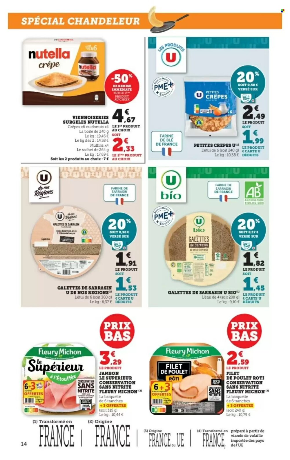 Prospectus promotionnel Hyper U valable à partir du 20/01/2026 - Page 14.