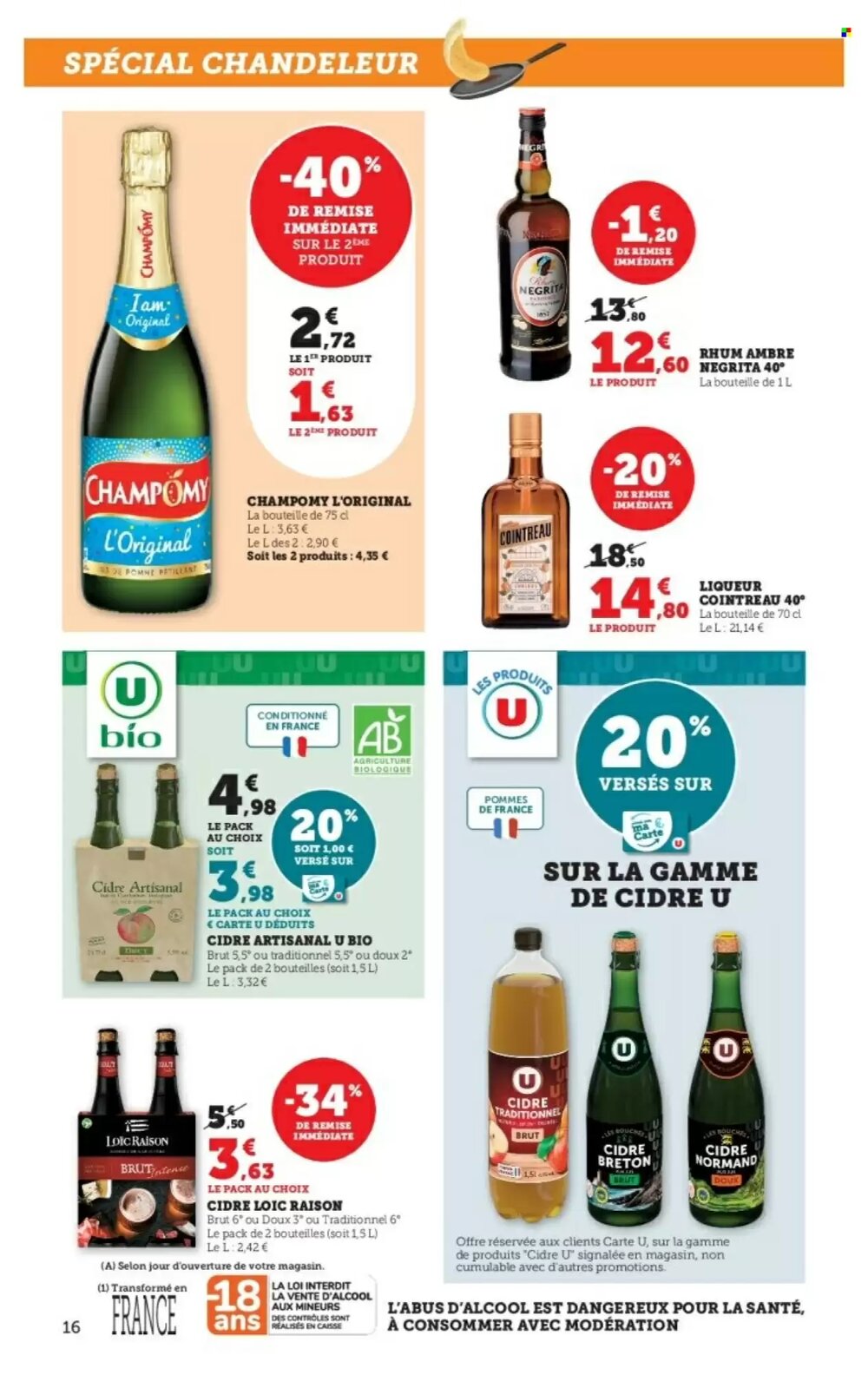 Prospectus promotionnel Hyper U valable à partir du 20/01/2026 - Page 16.