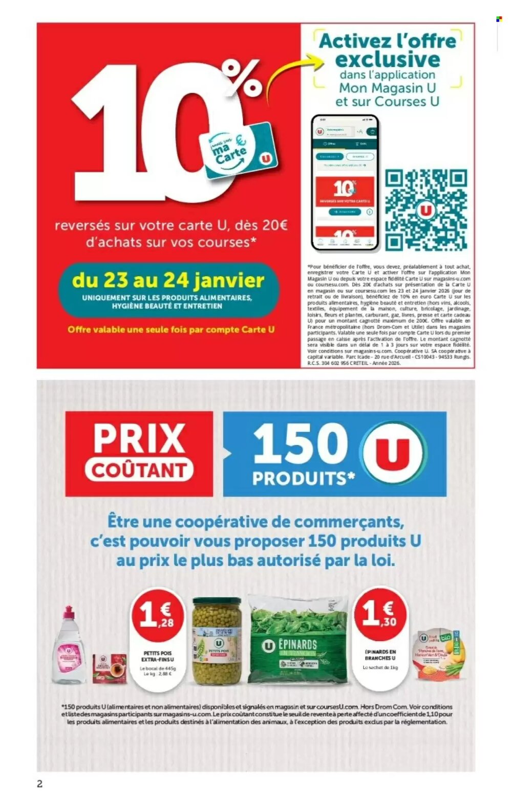 Prospectus promotionnel Hyper U valable à partir du 20/01/2026 - Page 2.