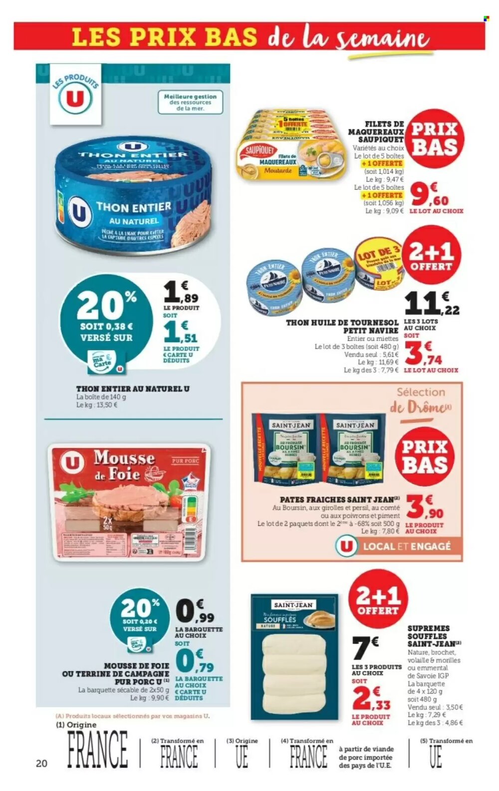 Prospectus promotionnel Hyper U valable à partir du 20/01/2026 - Page 20.