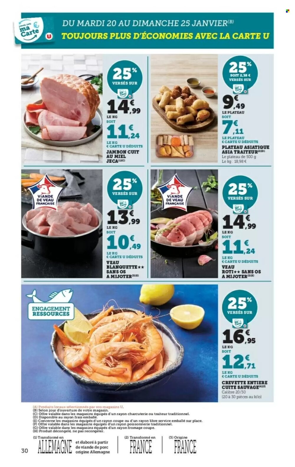 Prospectus promotionnel Hyper U valable à partir du 20/01/2026 - Page 30.