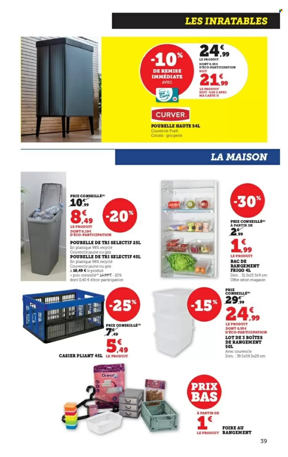 Prospectus promotionnel Hyper U valable à partir du 20/01/2026 - Page 39.