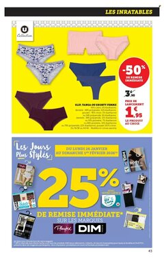 Prospectus promotionnel Hyper U valable à partir du 20/01/2026 - Page 43.