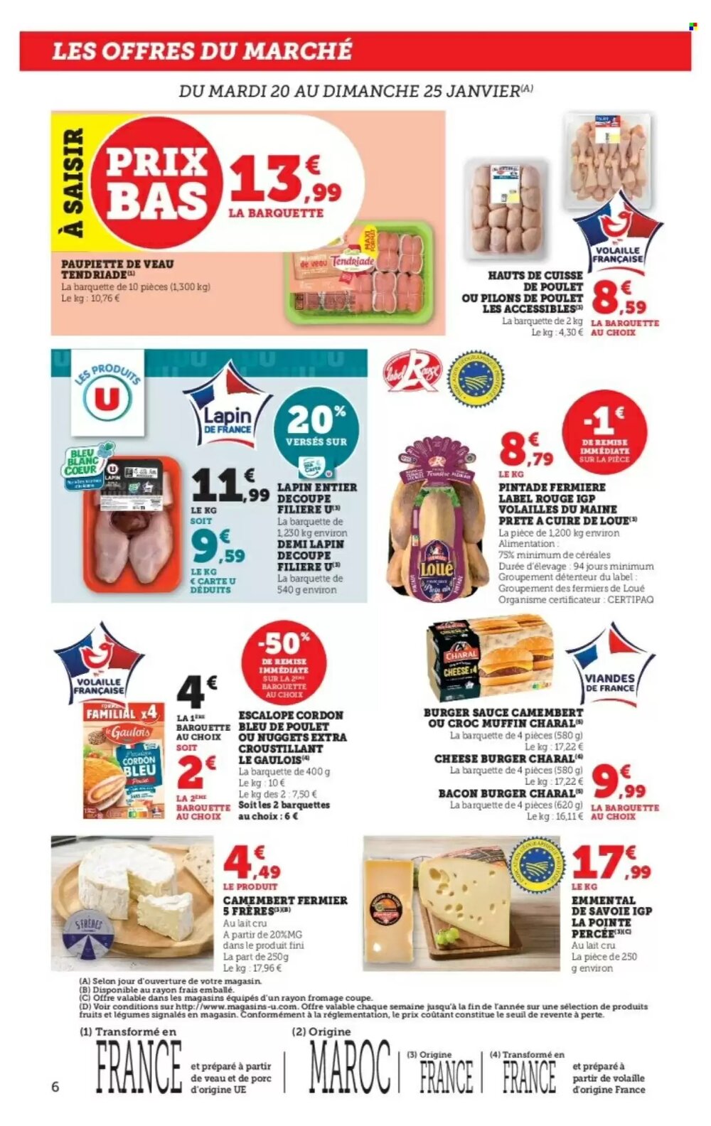 Prospectus promotionnel U Express valable à partir du 20/01/2026 - Page 6.