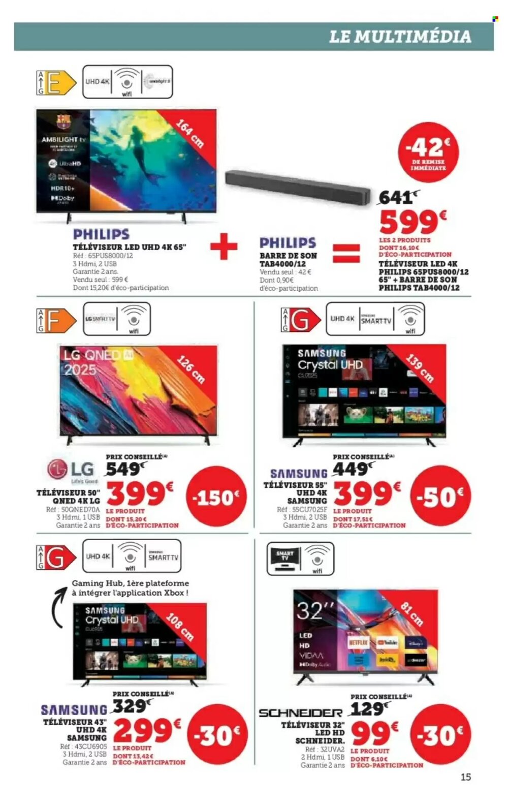 Prospectus promotionnel Hyper U valable à partir du 20/01/2026 - Page 15.