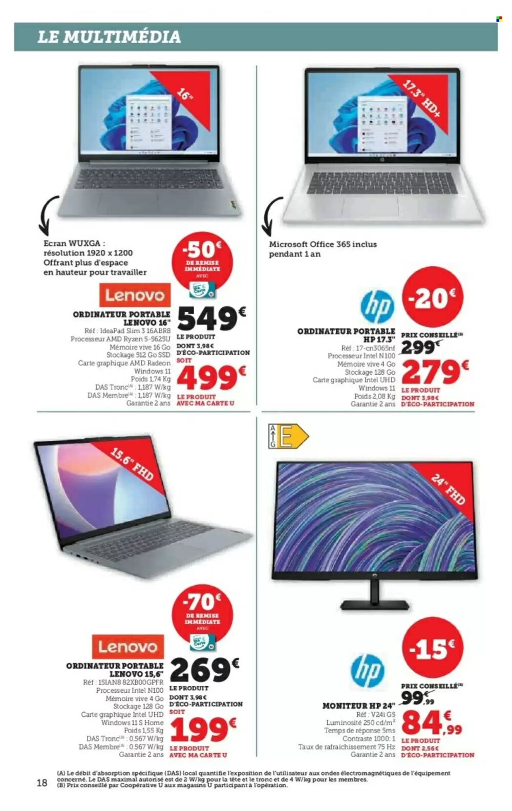 Prospectus promotionnel Hyper U valable à partir du 20/01/2026 - Page 18.